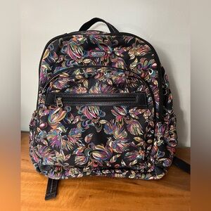 Sakroots Backpack Laptop Sleeve Floral Birds Boho Women Accessories NWOT School